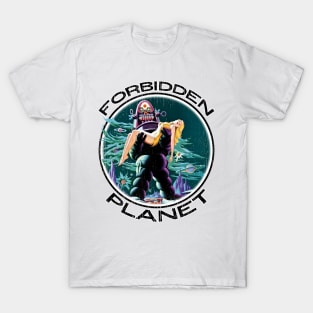 Forbidden Planet Robot Alien Babe Tee T-Shirt